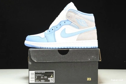 Hyperoad Blue 1 University  Mid NIKE AIR Grey JORDAN 0715